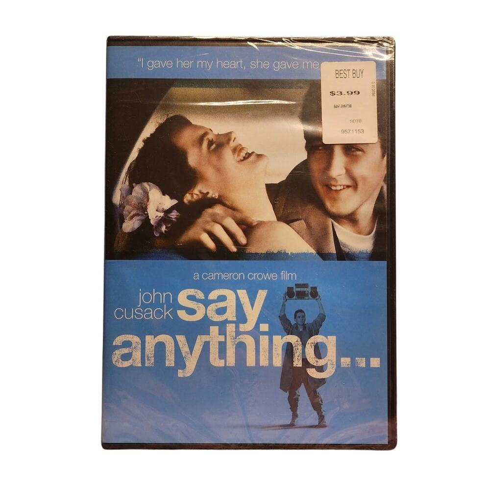 Say Anything DVD 1989 John Cusack Ione Skye Cameron Crowe Film Sealed New